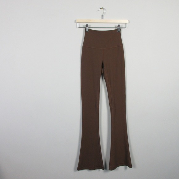 Lululemon Align High-Rise Mini Flare Pant 32"Brown Nulu Size 2 Yoga 208 - Picture 2 of 11